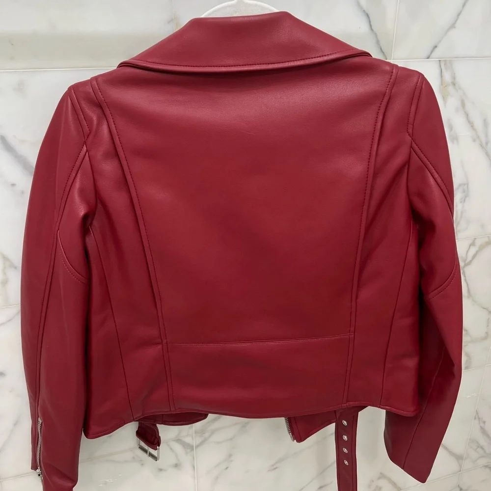 Zara Faux Leather Jacket - Picture 2 of 3